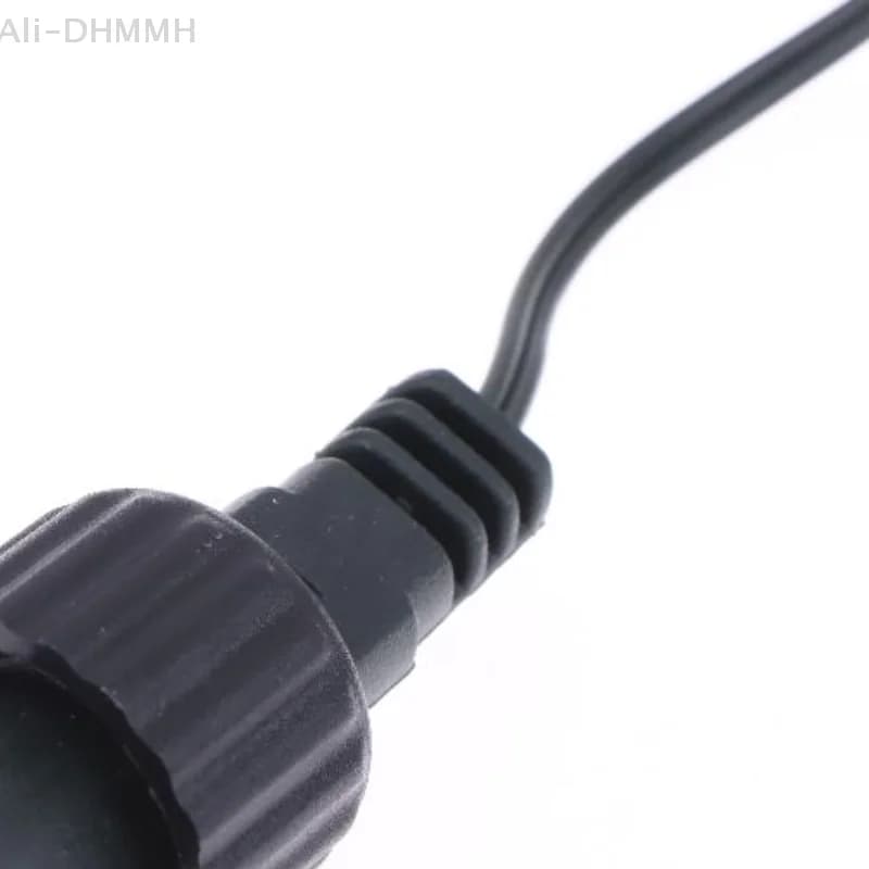 ZLinKJ Cavo di prolunga impermeabile da 1/3/5 pezzi per pannello solare, connettore LED a 2 pin maschio, 2 metri, nero, cavo con connettore a 2 pin