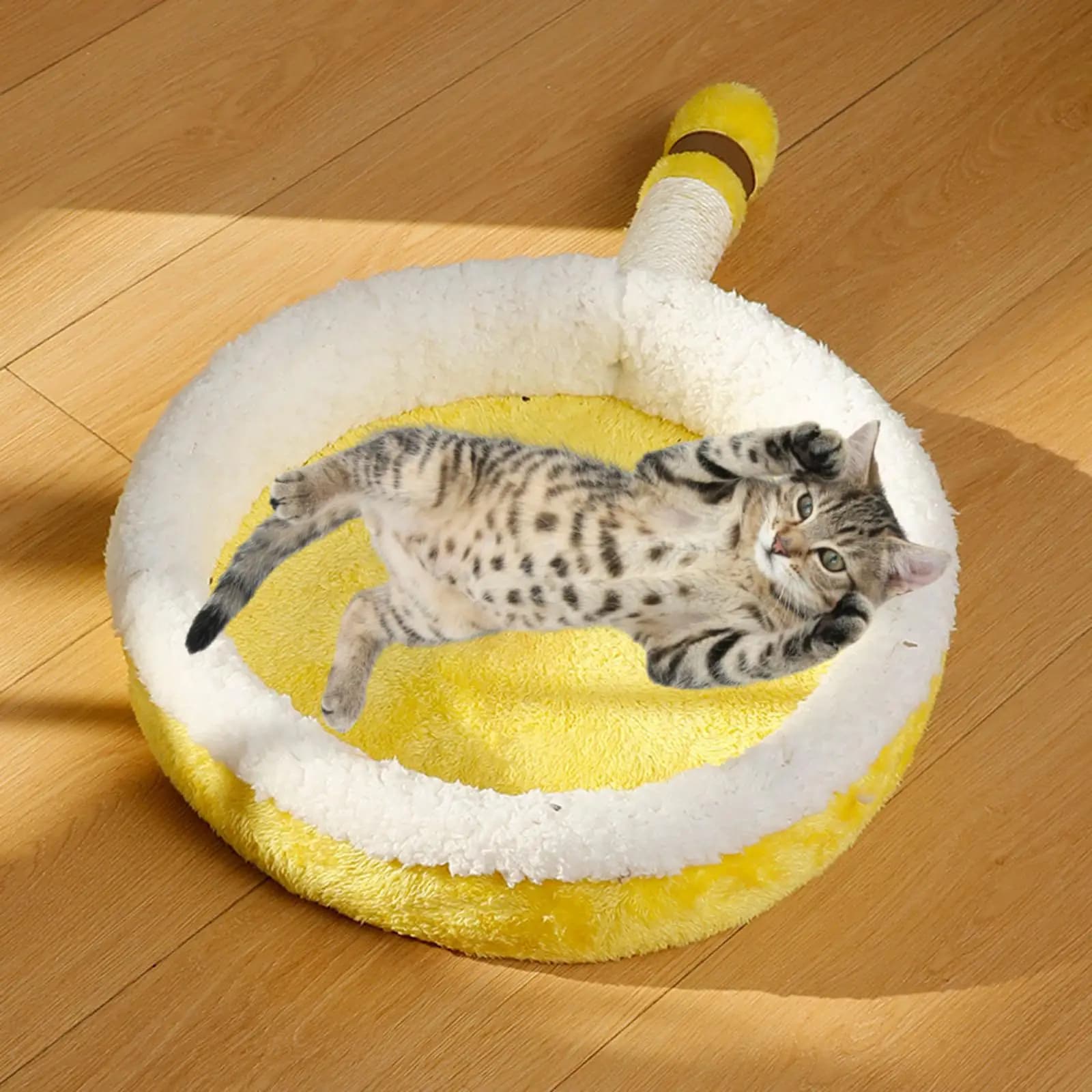 Cuccia per Cani e Gatti, Tappetino Compatto per Autunno e Inverno, Accessori per Animali Domestici, Rifugio Morbido, Cuscino Imbottito, Letto Caldo