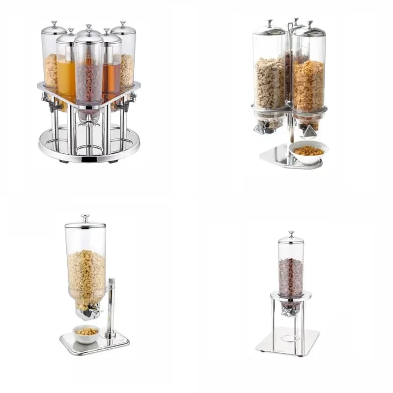 Commercial Breakfast Cereal Dispenser PC Food Container for Hotel Restaurant Equipment from Malaysia