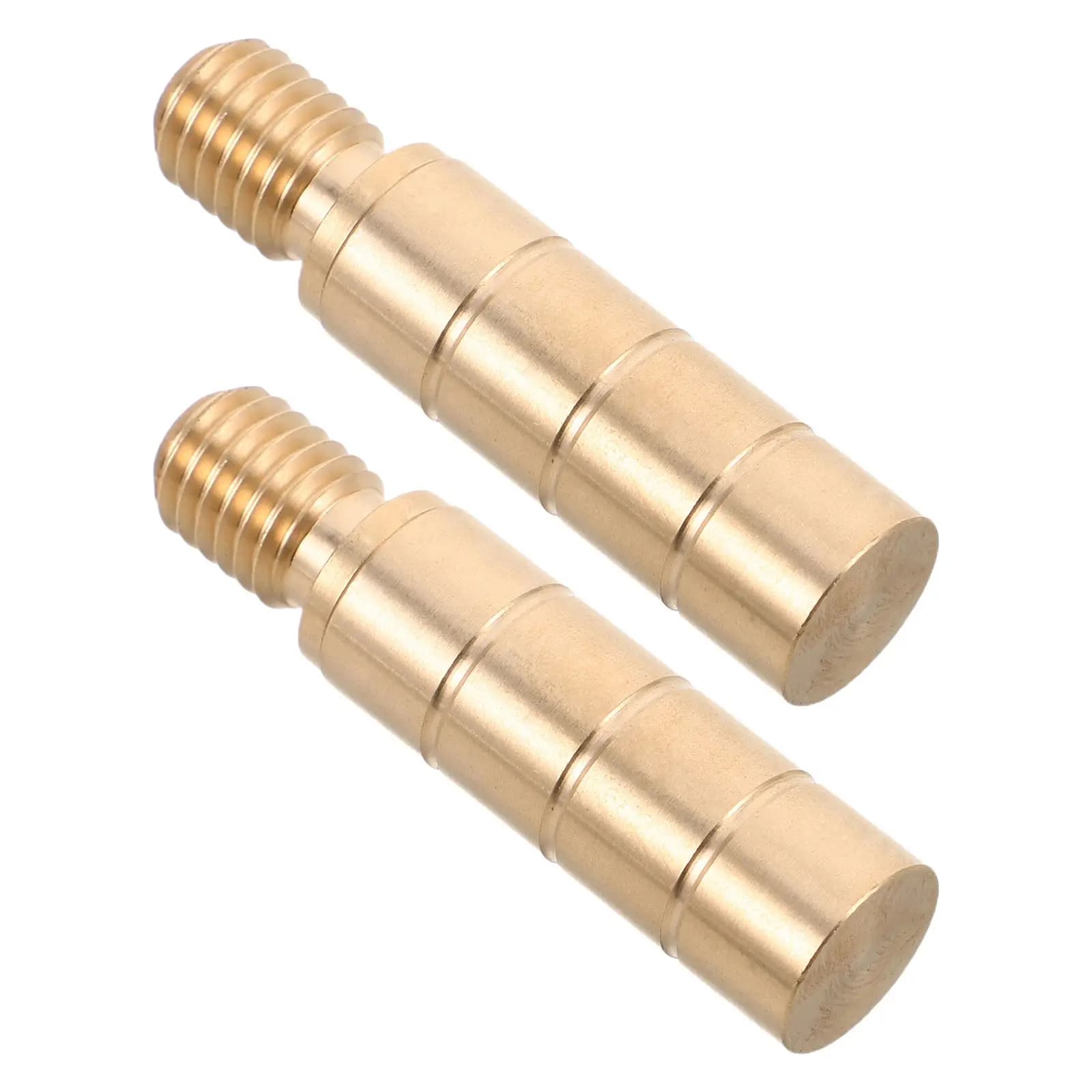 3Pcs Pool Cue Joint Screws Brass Connector Set for Billiard Snooker Cue Tip Repair Extension Rod Connecting Screws