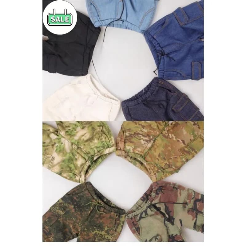 1/6 Bilancia Cc005 Versione Coreana Action Figures Maschili Pantaloni Modello Hip Hop Camouflage Jeans per 12 pollici Solider Doll Body