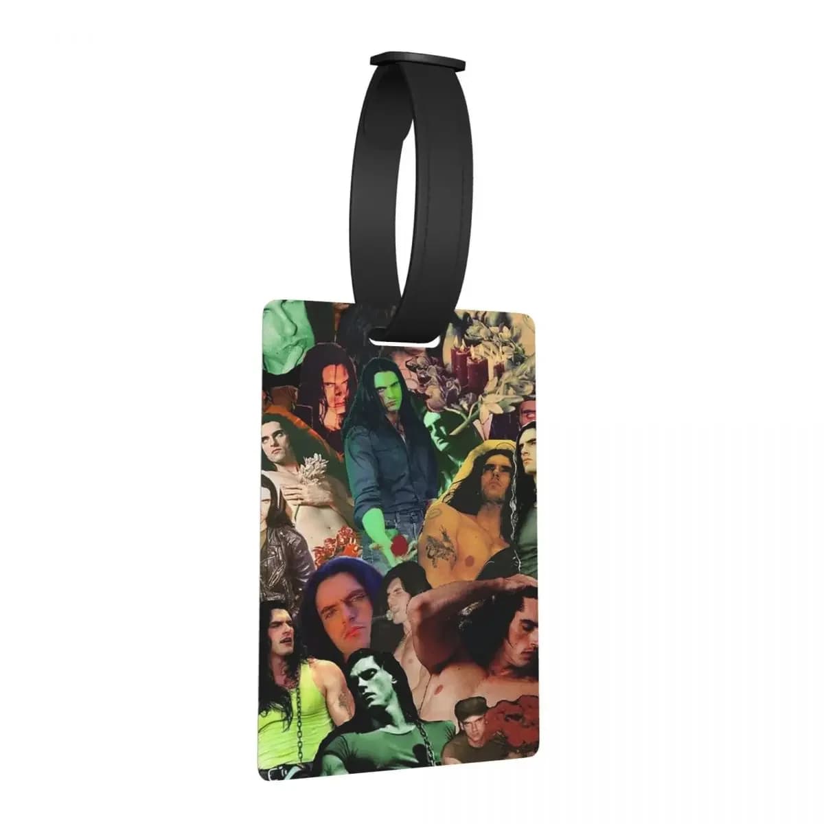 Tipo O Negativo Peter Steele Dark Goth Etichette per bagagli Valigia da viaggio Bagagli portatili Etichetta d'imbarco Porta etichette ID Nome Indirizzo