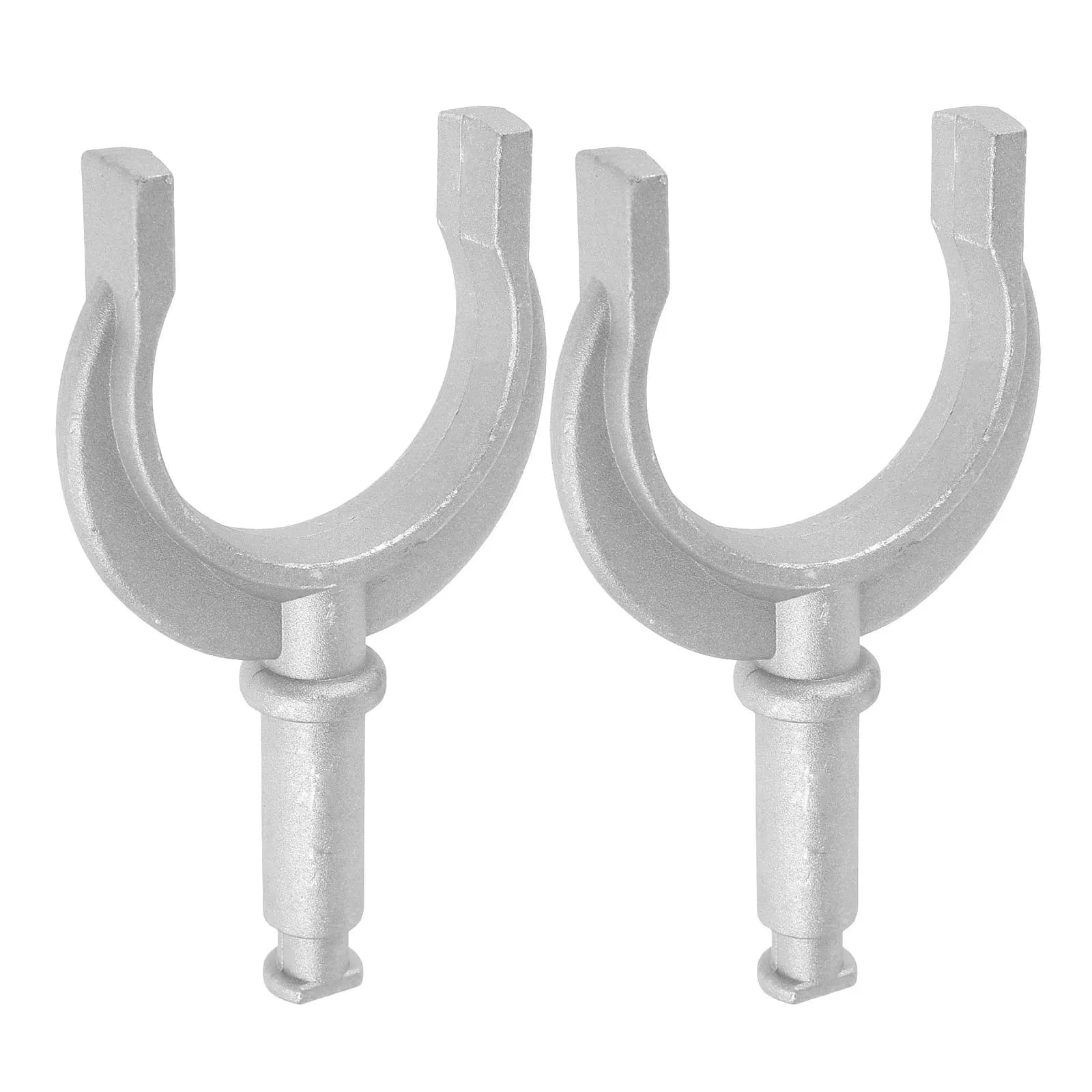 2Pcs Boat Oar Lock Brackets Rustproof Marine Grade Aluminum Side Mount Rowlocks for Kayak Dinghies Lifeboats Paddle Holder