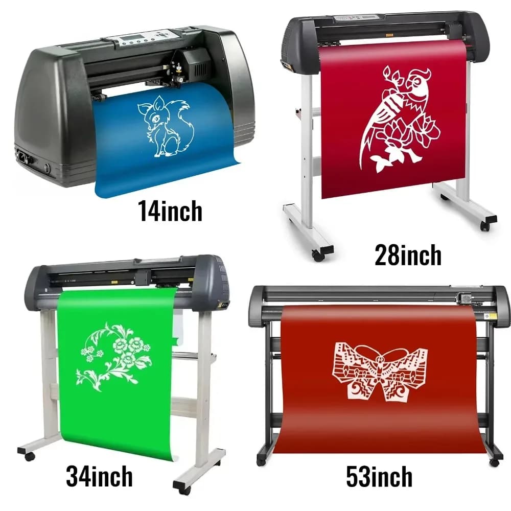 Plotter da Taglio Automatico SIHAO 14/28/34/53 Pollici con Driver USB per Stampa Pubblicitaria Fai-da-te
