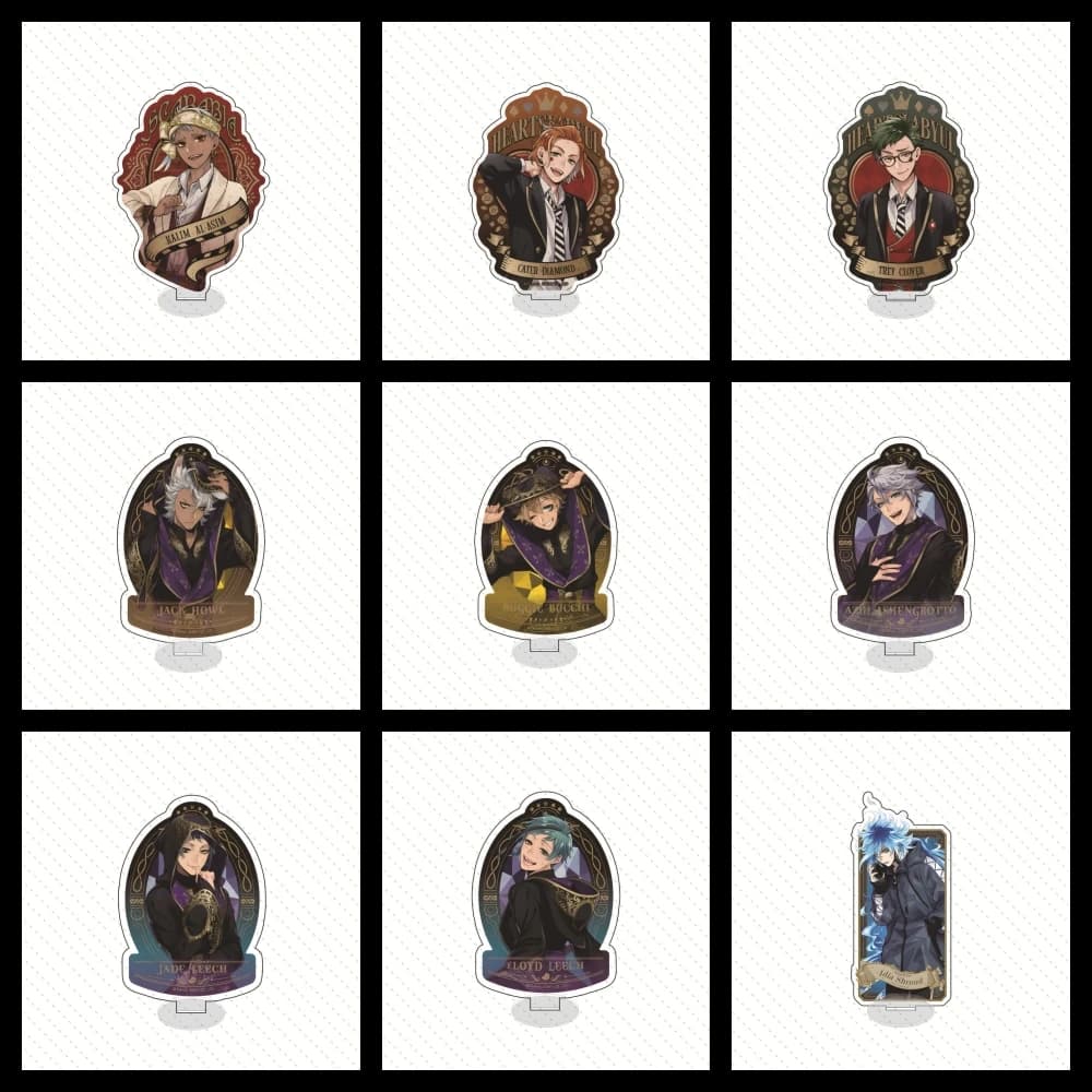 Popolare Anime Twisted Wonderland Acrilico Action Figure Stand Modello Piastra Scrivania Decor Cosplay Azul Giada Floyd Malleus Lilia regalo