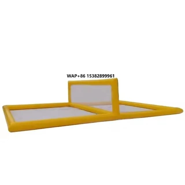 Inflatable Volleyball Field and Pool with Air Pump - Indoor/Outdoor Use, PVC Material, Custom Sizes