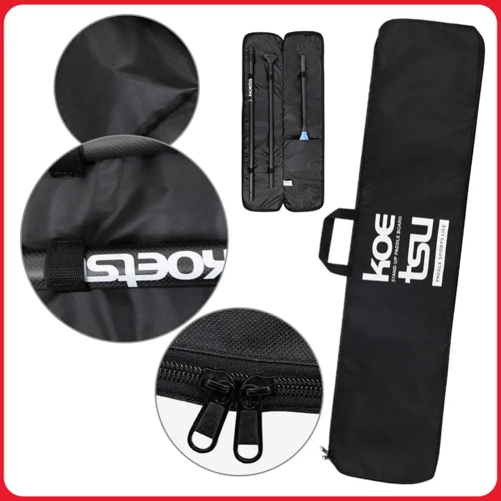 Borsa per il trasporto e lo stoccaggio di pagaie da kayak con maniglia, borsa portatile per l'organizzazione di pagaie da canoa