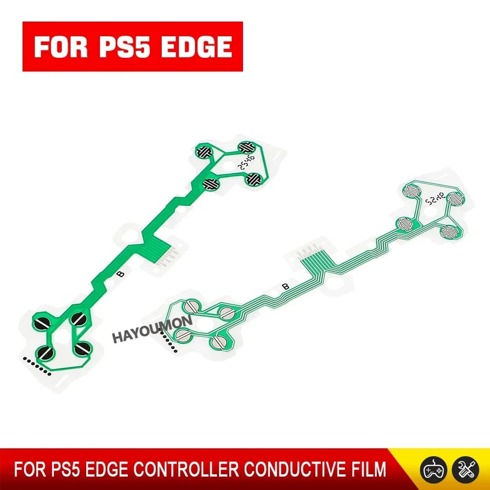 Cavo flessibile per gamepad PS5 Edge, risolve il problema dei tasti non reattivi per il controller wireless PS5 Edge, pellicola conduttiva di ricambio per riparazione.