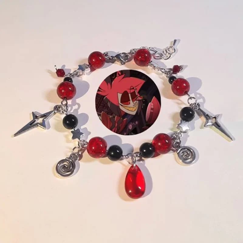 Alastor Braslette red glamour coquettish jewelry