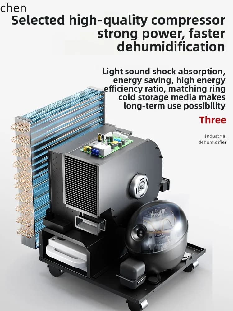Deumidificatore Industriale ZML ad Alta Potenza per Seminterrati e Magazzini