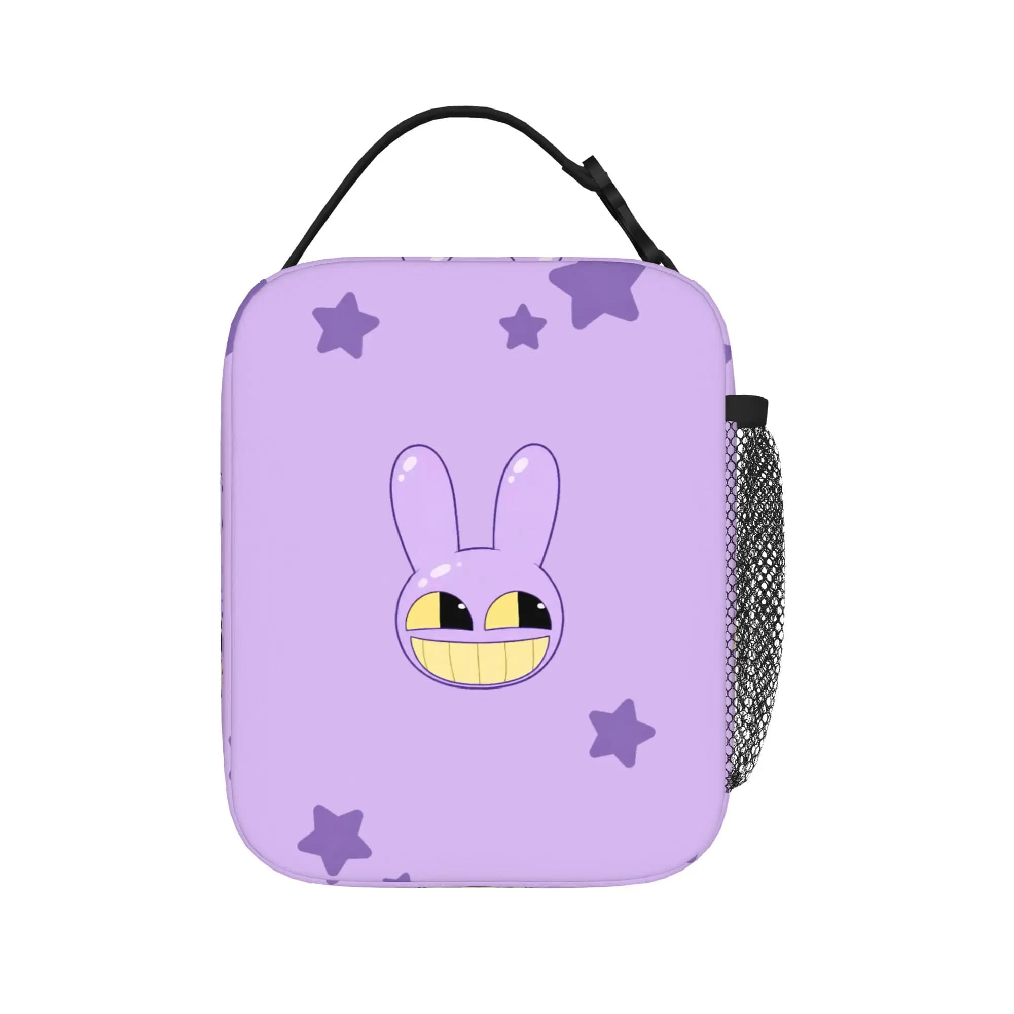 Jax Cartoon Digitals Circus Thermal Insulated Lunch Bag for Travel Reusable Food Bag Cooler Thermal Lunch Boxes