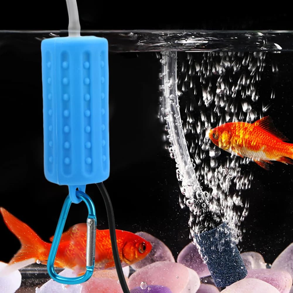 Accessori per acquari Mini USB filtro per terrario acquatico muto forniture a risparmio energetico acquario serbatoio per pesci pompa ad aria per ossigeno portatile