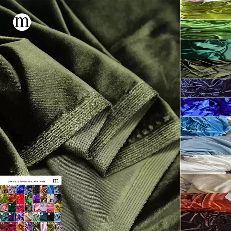 Dark green velvet fabric for backdrops for formal dresses decoration for wedding parties Drap curtain material for handmade sewing