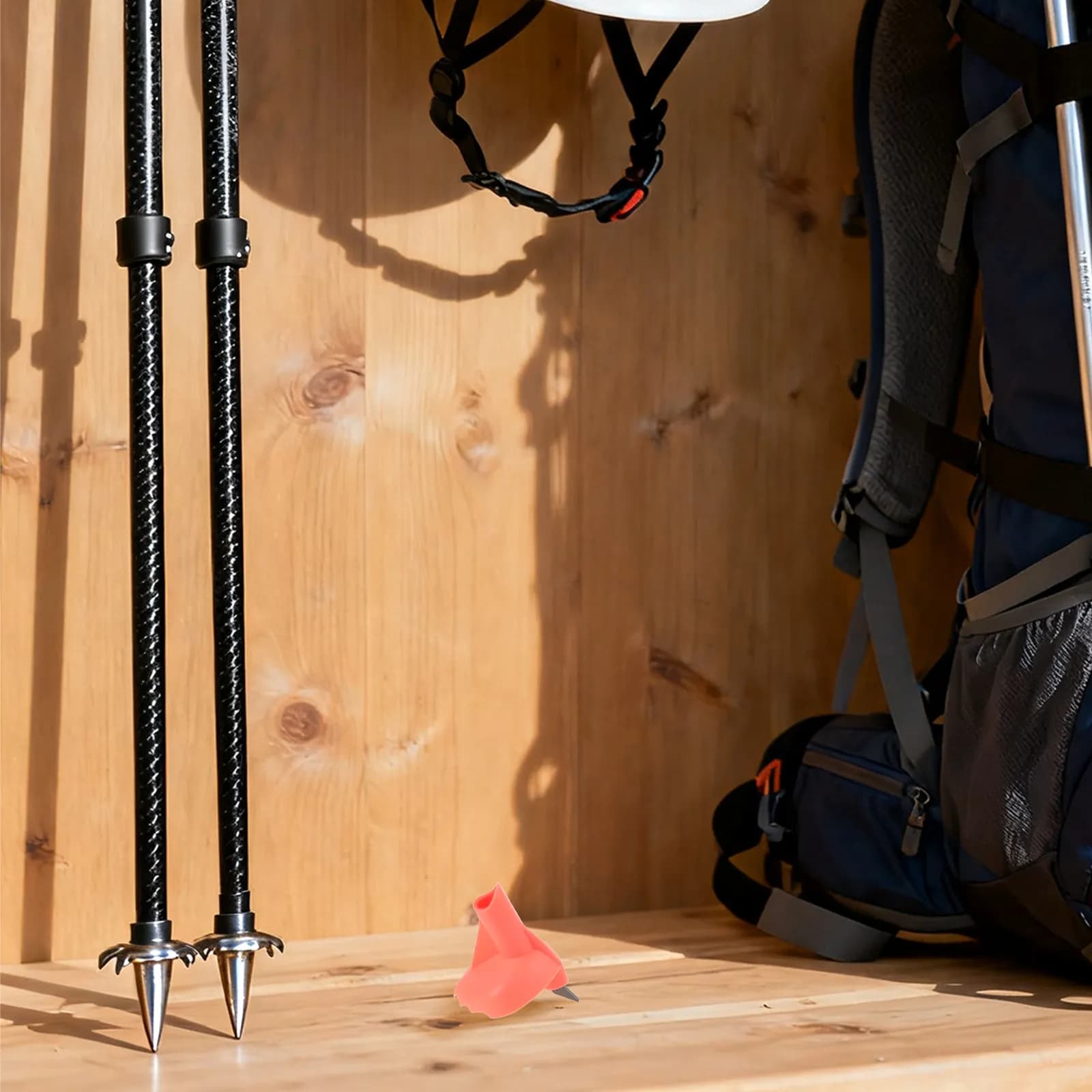 2 Pezzi Punte di Ricambio per Bastoncini da Sci, Protezioni in Carburo per Bastoncini da Trekking, Copripunta Resistenti per Bastoni da Passeggio, per Escursionismo e Arrampicata