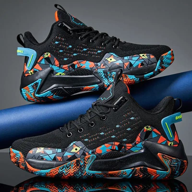Scarpe da basket da uomo Scarpe da ginnastica alla moda Scarpe da corsa traspiranti Scarpe sportive antiscivolo Ammortizzazione Hombre Scarpe da ginnastica zapatillas