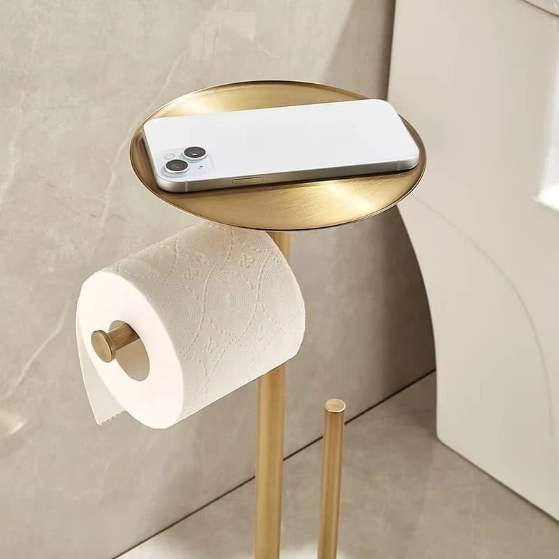 Portarotolo da terra in acciaio inossidabile 304 per bagno, nuovo, di alta gamma, per hotel a stelle, porta salviette, porta carta igienica