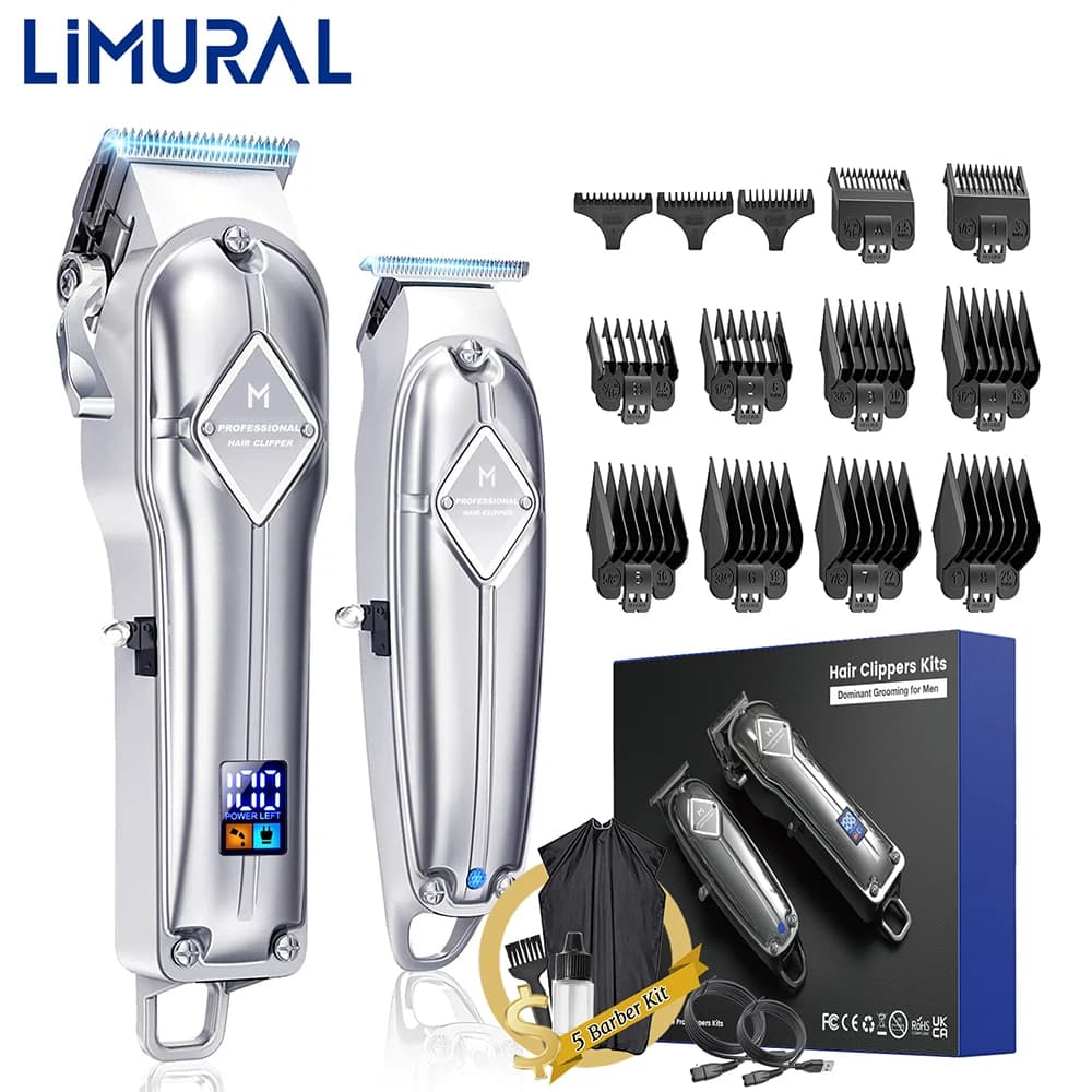 2024 Electrodomestic Limurale Haircut Cordless Professional Haircut Barbieri Electric Razor for Men