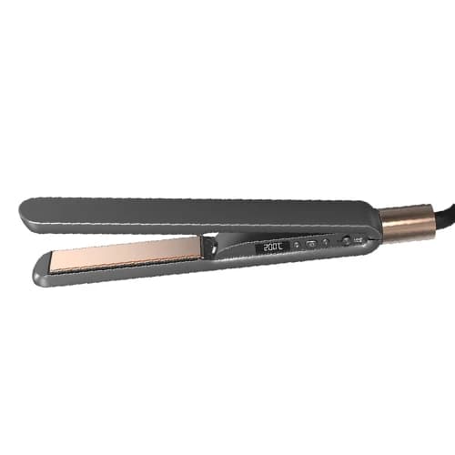 Piastra per Capelli Multifunzione con Riscaldamento Rapido, Display LED e Piastre in Tormalina per Uso Professionale e Alberghiero