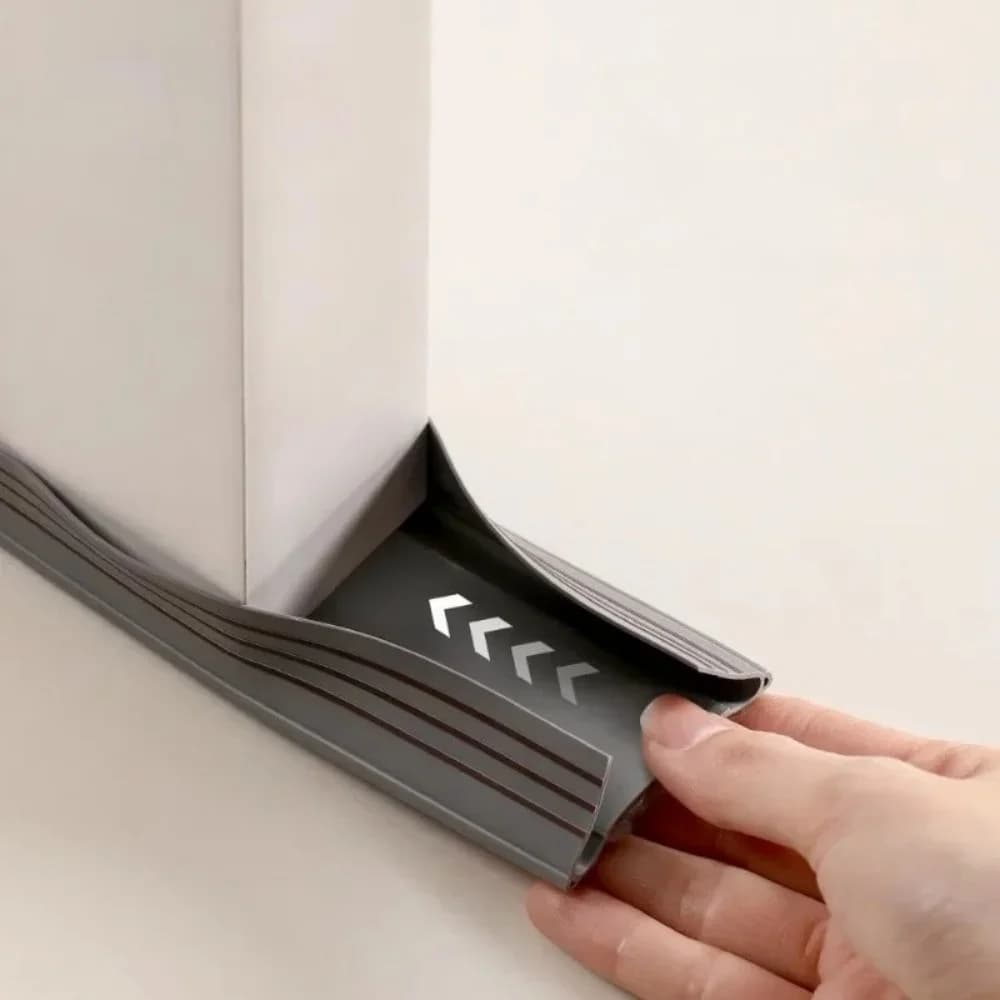 1 pz 93cm/36.61inx5.5cm Guarnizione Inferiore per Porta, Blocco Fumi e Rumore, Protezione dal Freddo, per Porte Interne, Sigillante per Fessure
