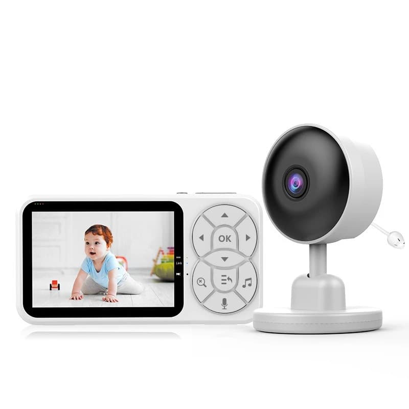 Baby monitor wireless da 3,5 pollici digitale per bambini, dispositivo di sicurezza per tutte le stagioni, monitoraggio della visione notturna