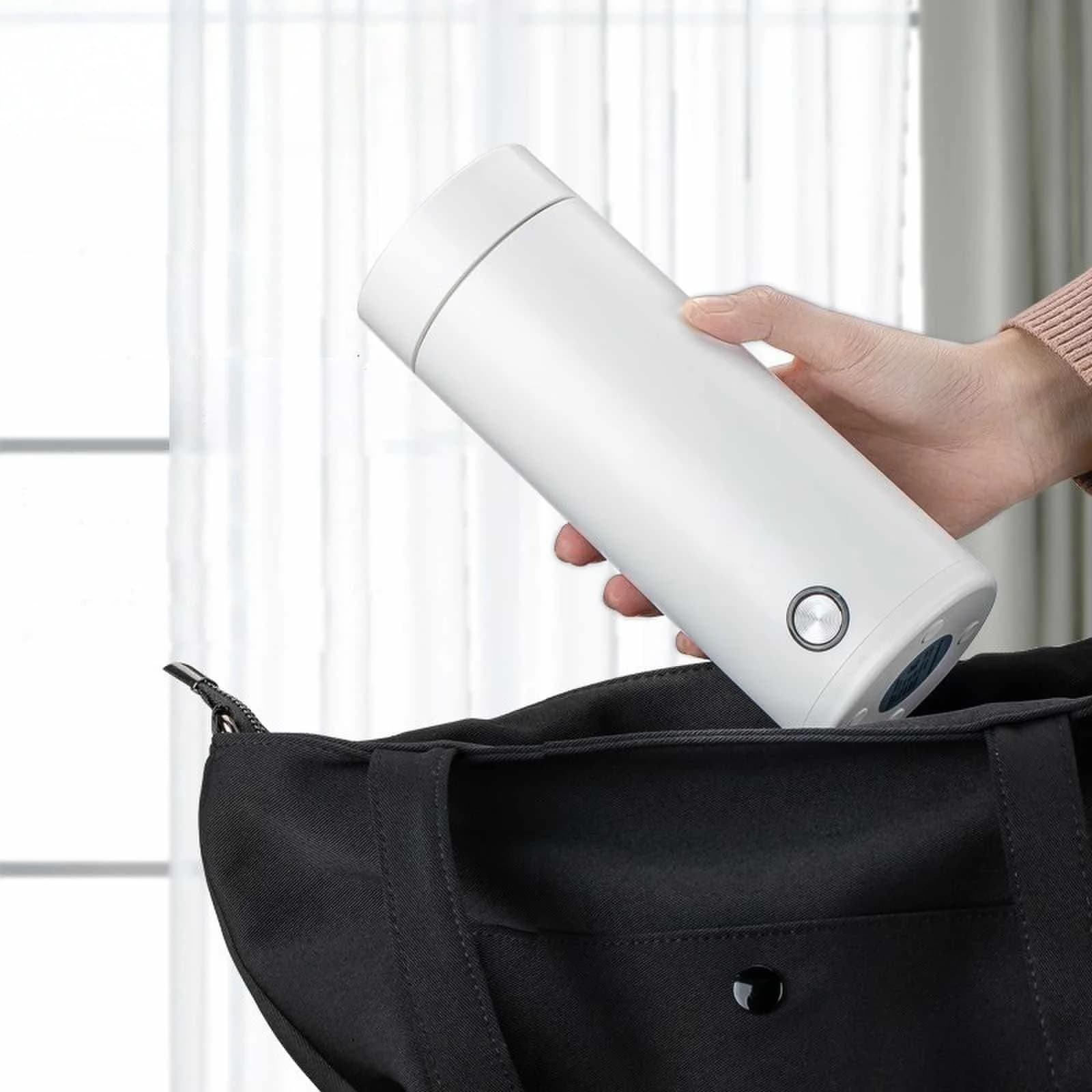 400ML Electric heating cup small portable electric heating water cup insulation one boiling water kettle travel
