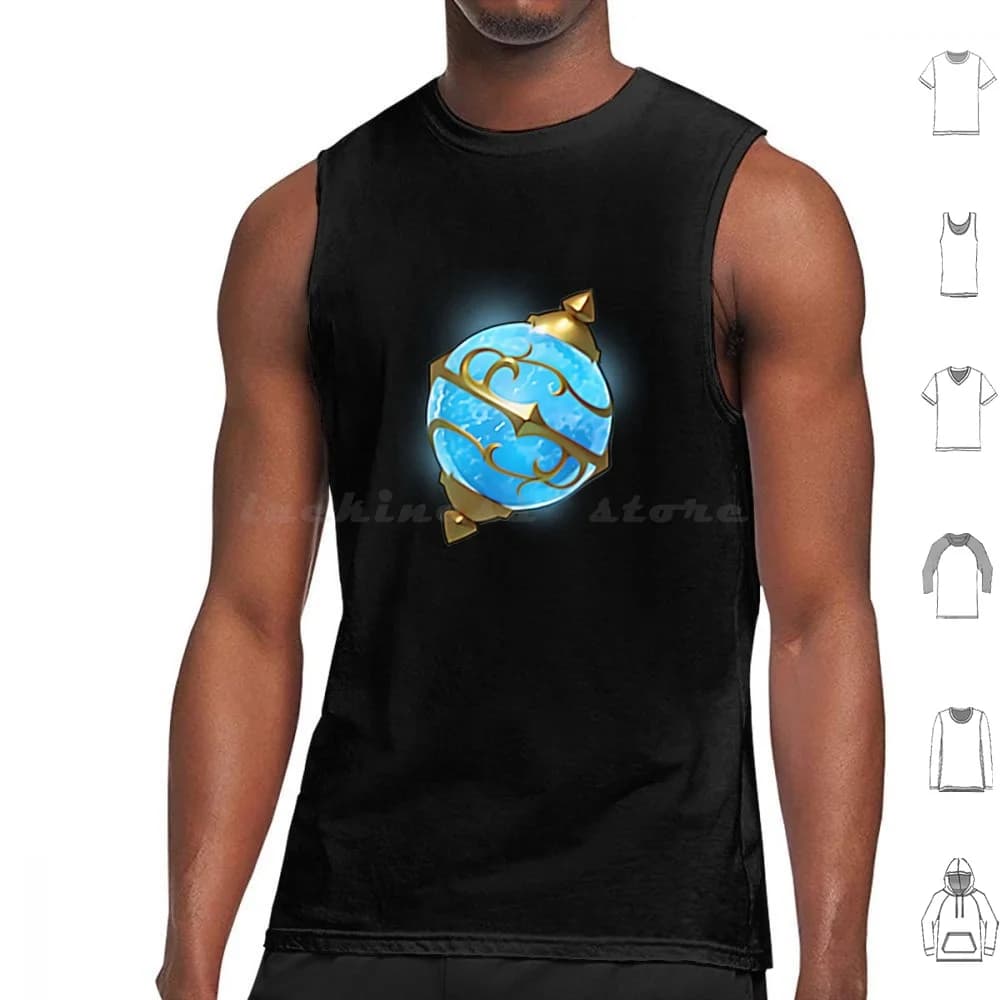 Palworld Sphere Tank Tops Print Cotton Palworld Game Gaming Survival Game Monster Hunting Pop Culture Palworld