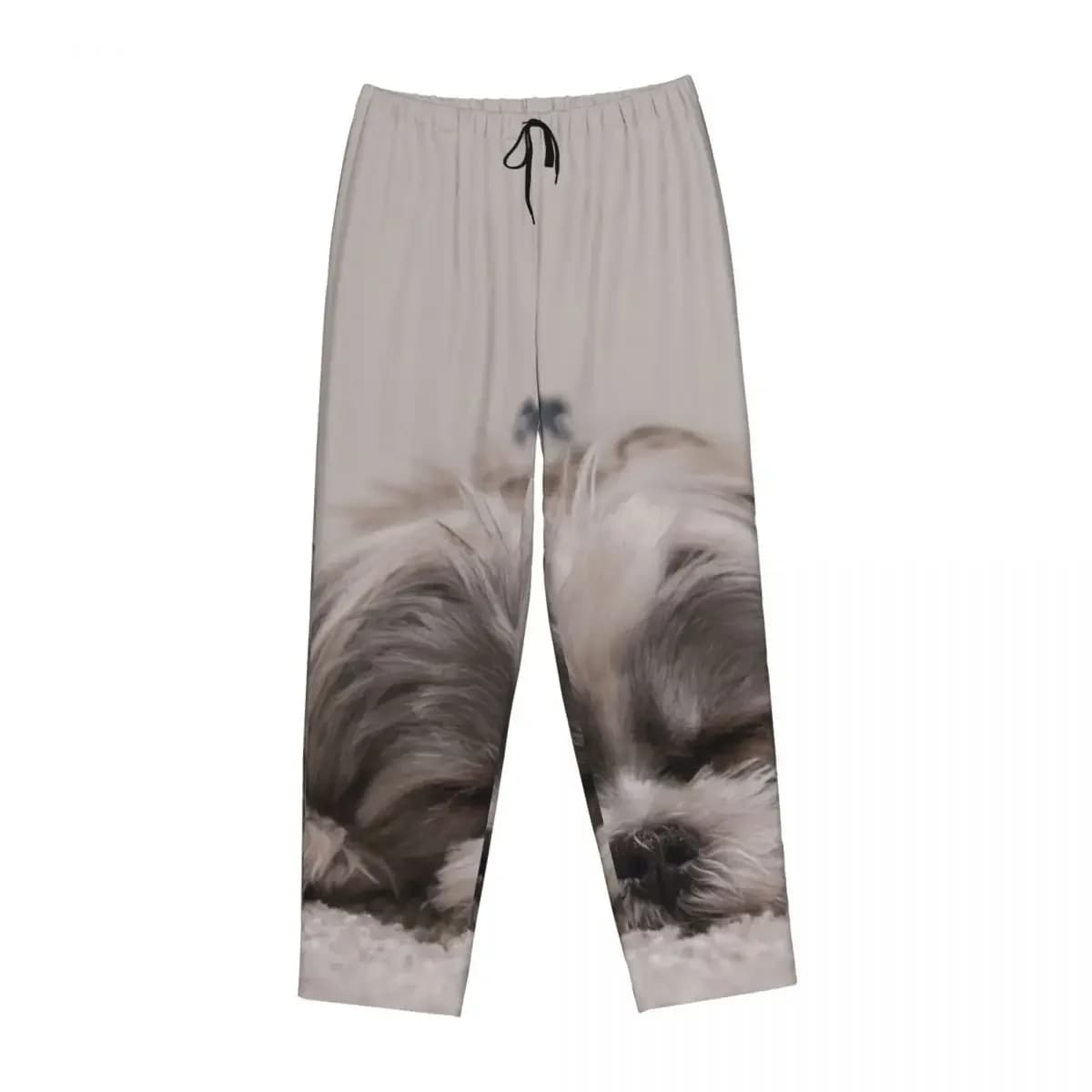 Pantaloni Pigiama Personalizzati con Stampa Shih Tzu per Donne, Pantaloni da Notte con Tasche