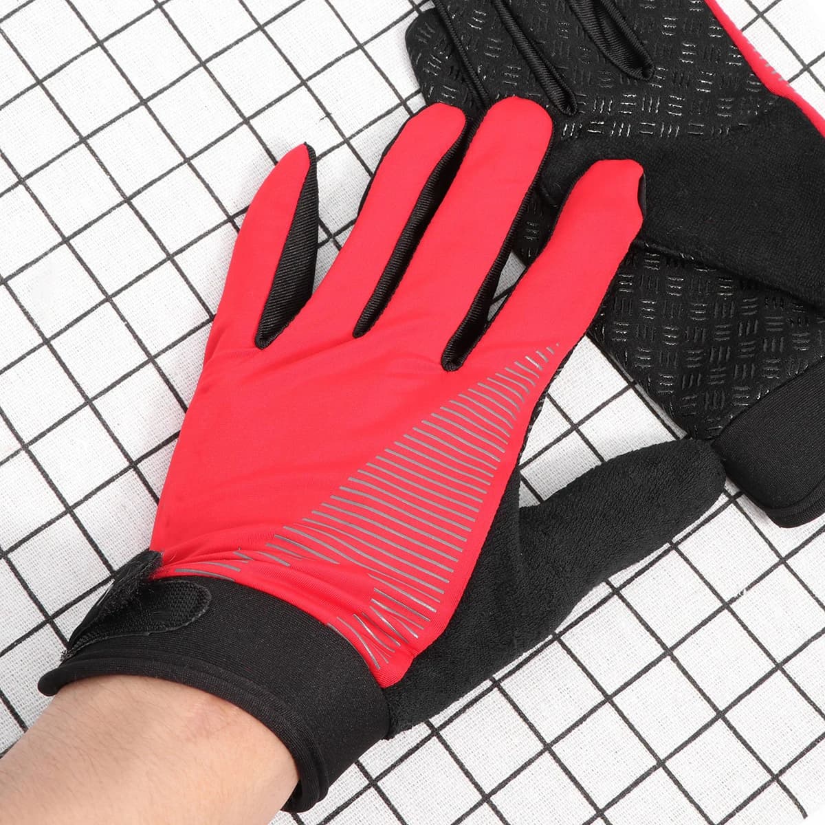 1 pair of diving gloves in non-slip ice silk material for scuba diving kayak canoe Xl black fishing gloves