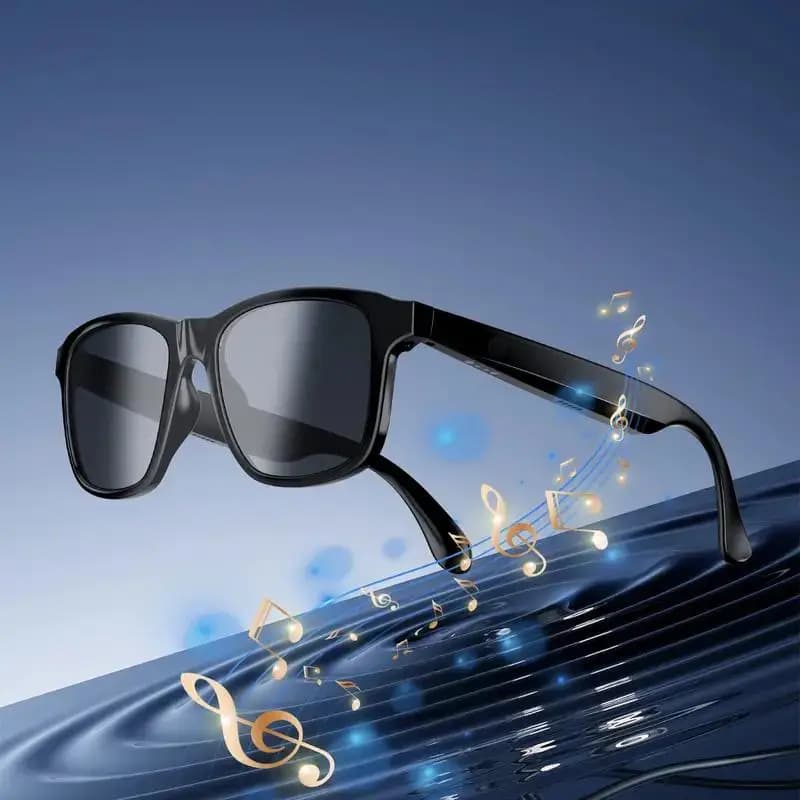 New Bluetooth V5.3 Smart Sunglasses with Call Function, HIFI Headphones for Open Sports, UV Anti-touch Technology for Men and Women