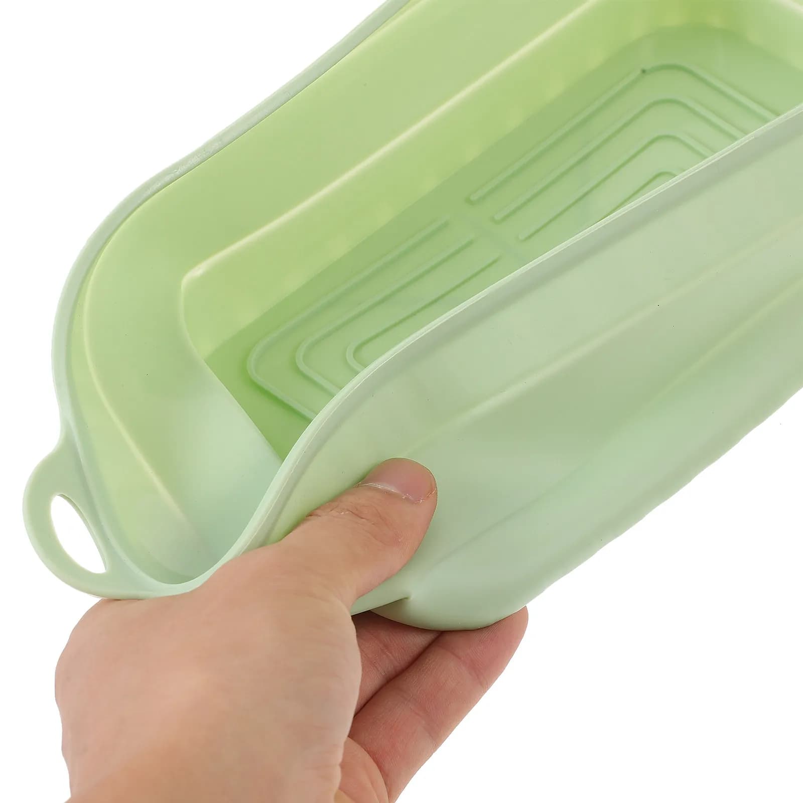 Rivestimento in Silicone Riutilizzabile per Friggitrice ad Aria, Antiaderente, per Microonde, Vaporiera, Forno, Design Rettangolare, Grado Alimentare Sicuro