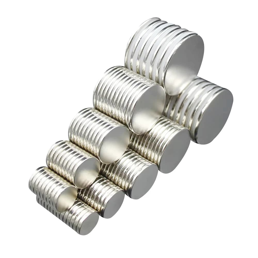 Magneti rotondi super resistenti Potenti magneti al neodimio per frigorifero, fai da te, edilizia, scientifica, artigianato, magneti per ufficio super resistenti