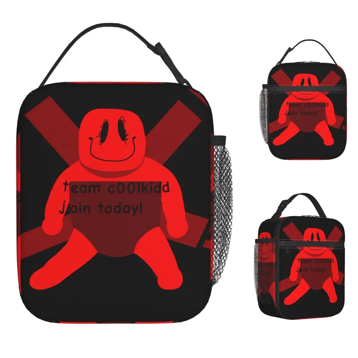 Team C00lkidd Join Today Borsa per il pranzo Borsa per il pranzo estetica Borse termiche da viaggio per borsa termica con stampa impermeabile per adulti
