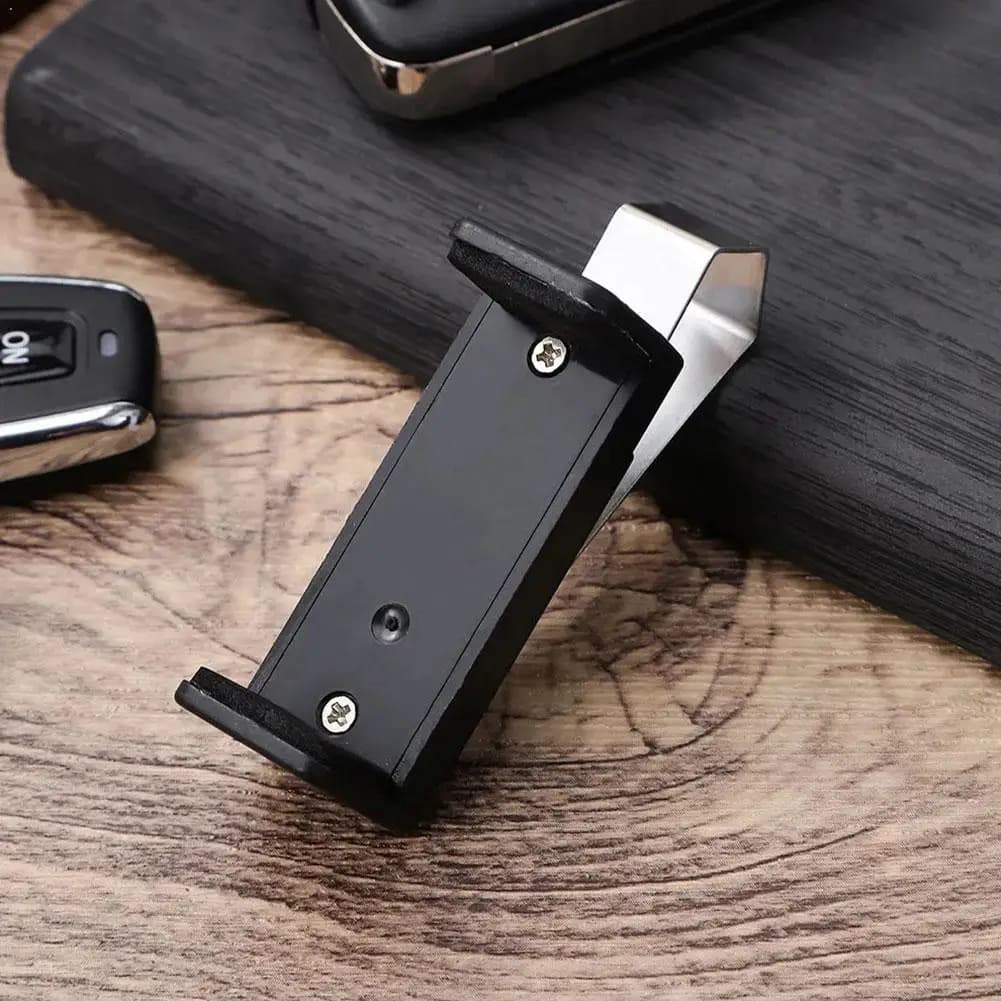 Clip per visiera parasole per auto, supporto per telecomando per controllo porta garage, portachiavi regolabile, accessori universali per interni auto