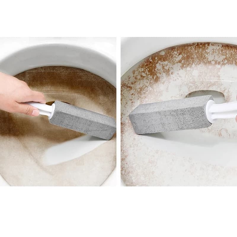 Bacchetta Spazzola per WC in pietra pomice Lavello per piastrelle Vasca da bagno Macchia di calcare Rimuovi lavaggio Strumento per la pulizia Spazzola per la pulizia della toilette del bagno