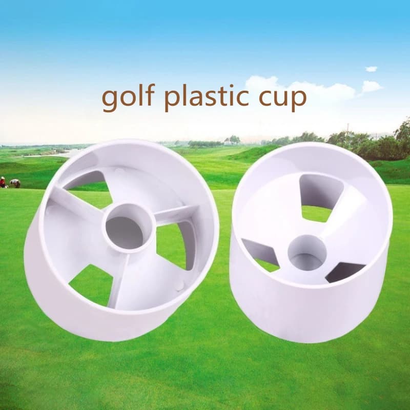 1PC 3 fori tazza da golf in plastica tazza da pratica per putter da golf forniture per aiuti per l'allenamento del campo da golf per interni ed esterni