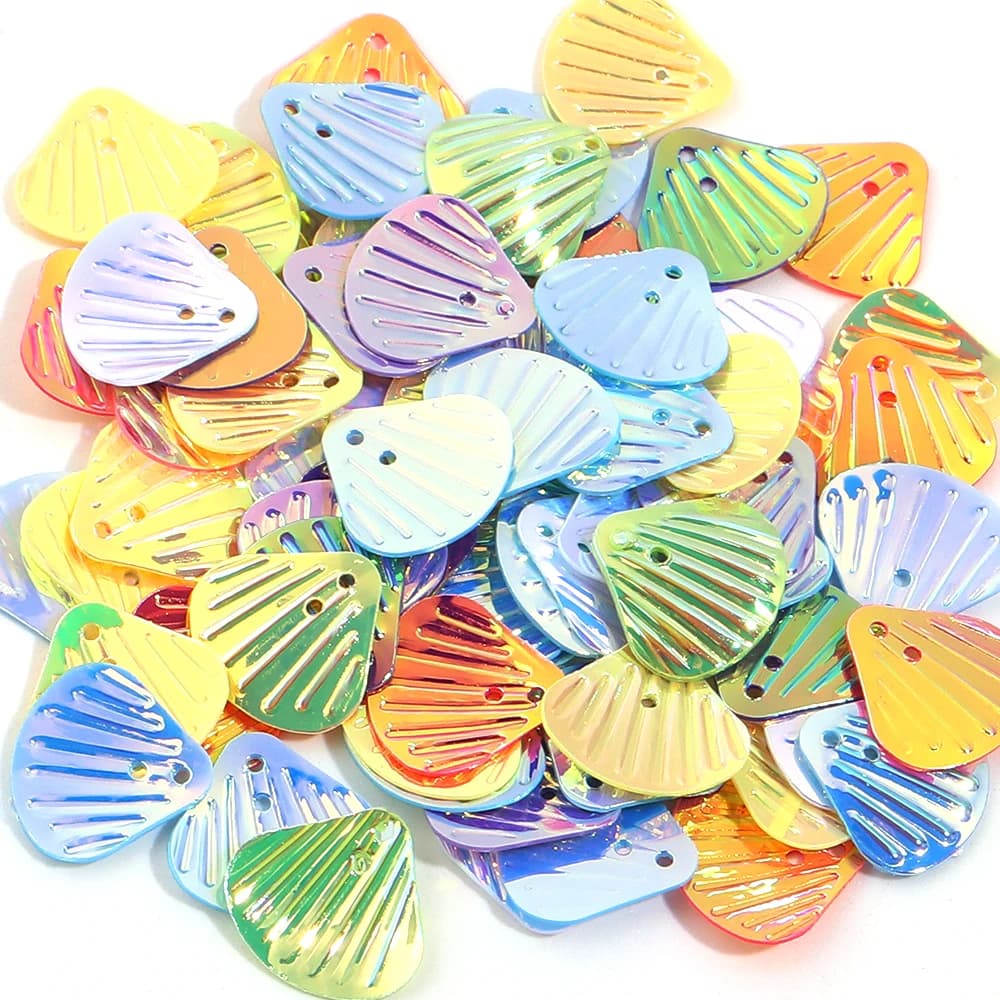 20/40g PVC Multi-shape Sequins Iridescent Holographic Sequined DIY Garment Decoration Charms Craft Sewing Clothing Accessories