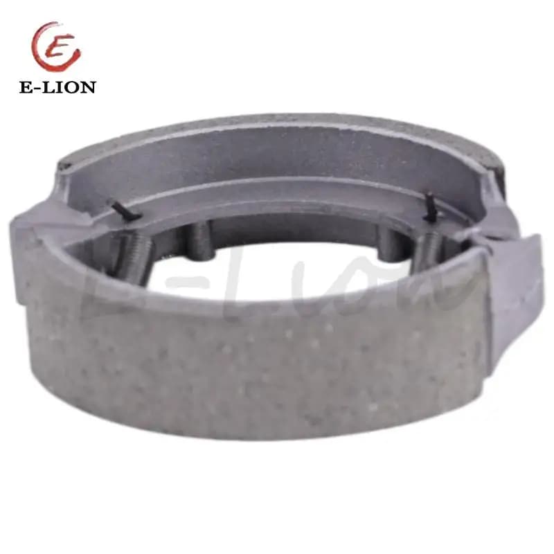 Moped Scooter Rear Drum Brake Pads Shoes Motorcycle Brake System Motorbike Brake Shoe Metal Spring