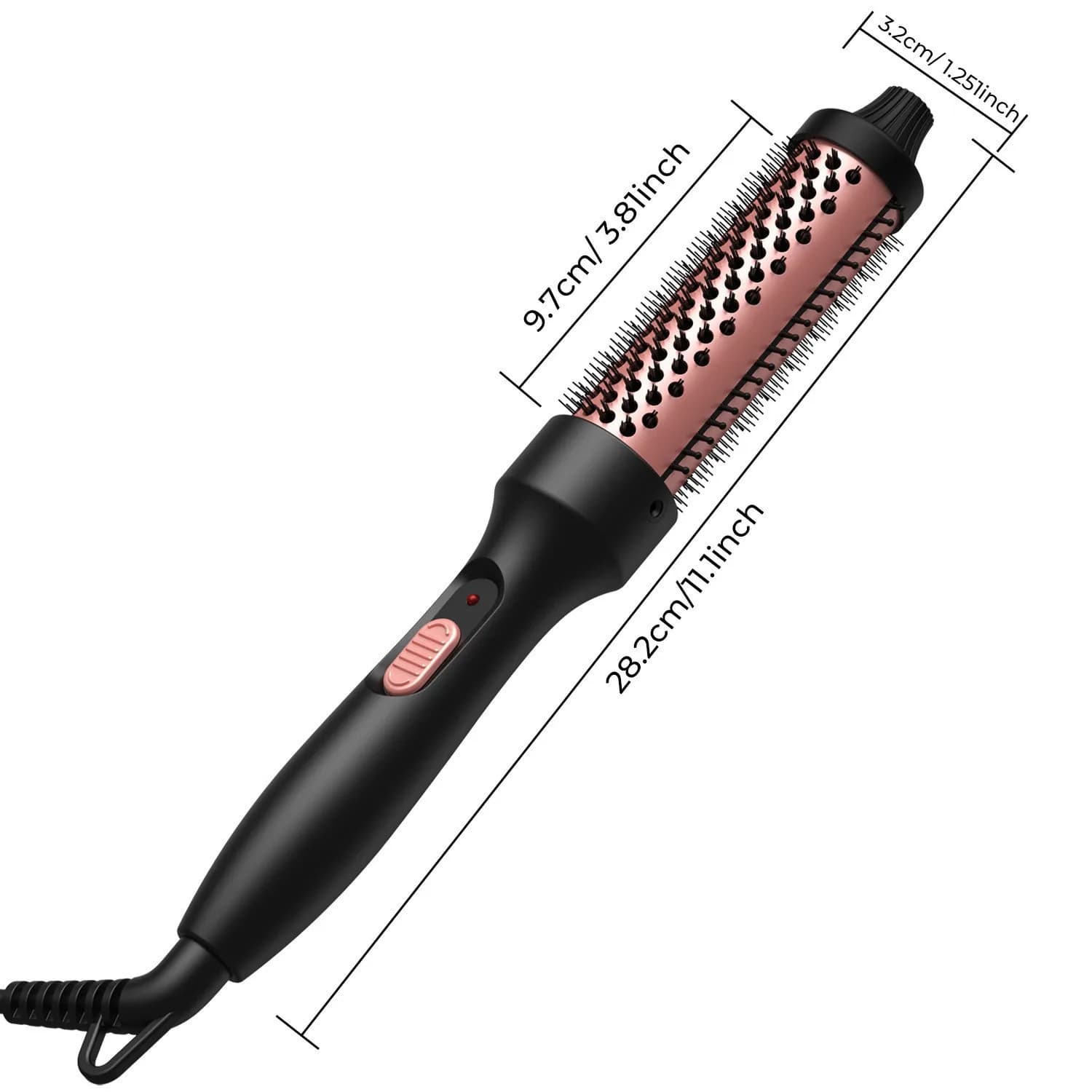 Thermal brush 3-in-1 Ionian for curling and smoothing hair, with iron Anti-Scoating Electric Hair Styling Tools