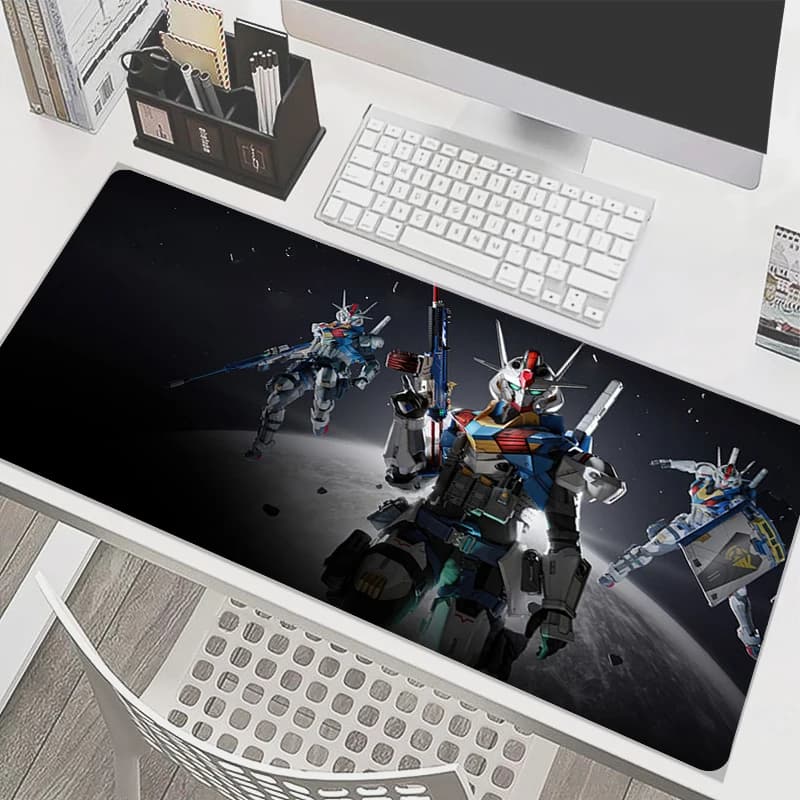 Tappetino per Mouse Grande con Motivo G-gundam, Accessori da Gaming, Tappetino per Scrivania con Bordo Rinforzato