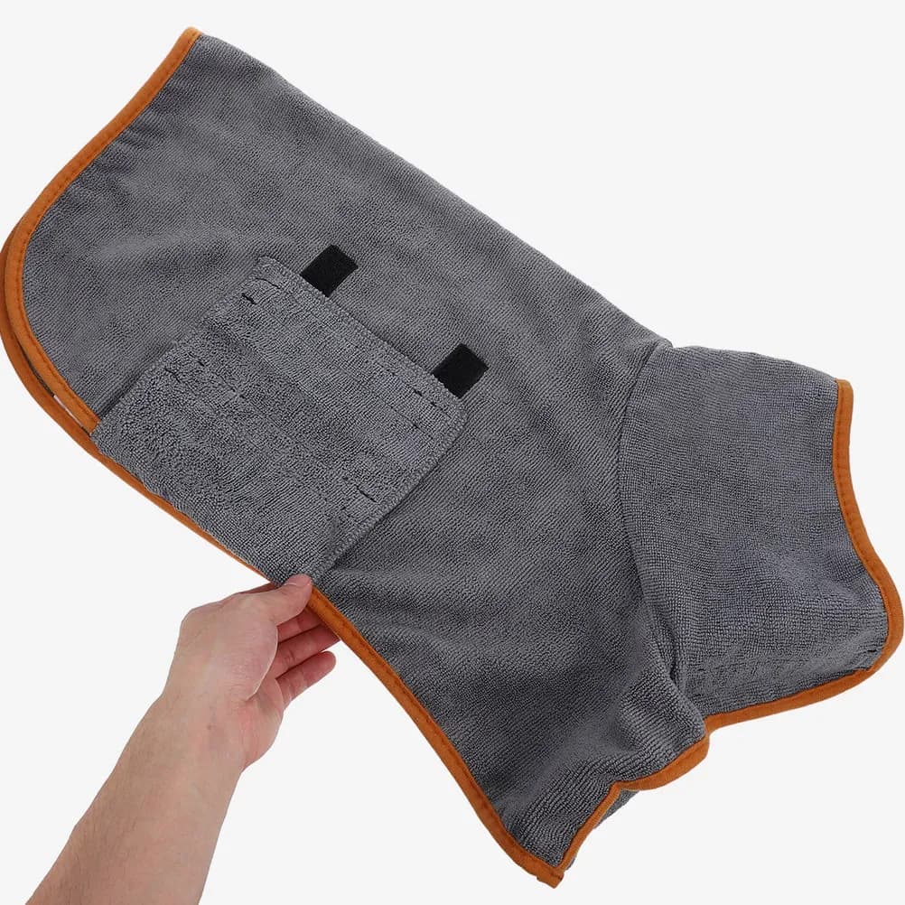 Pet Bathrobe Large Small Dogs Cat Bath Towel Robe Fast Drying Comfortable Wrap Around Full Body Coverage Absorbent Pet Drying