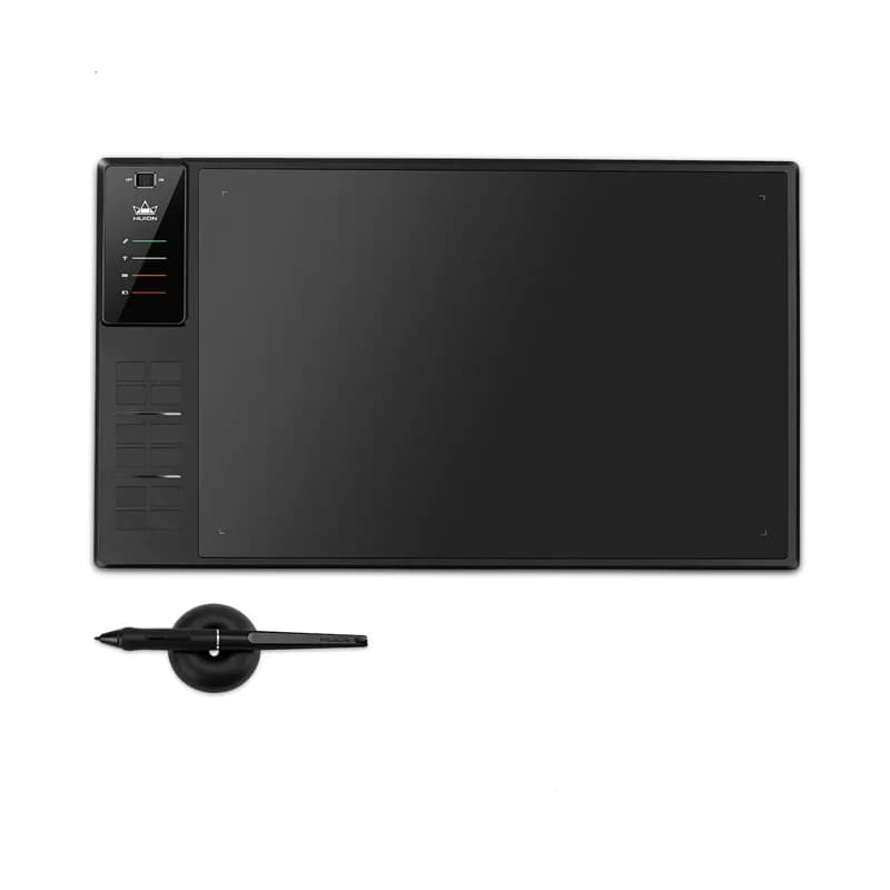 Tablet Digitale Huion Grande con 8192 Livelli di Pressione, Senza Batteria, per Design Animato, Artisti e Bambini, Tablet per Disegno Grafico con Penna Wireless AR