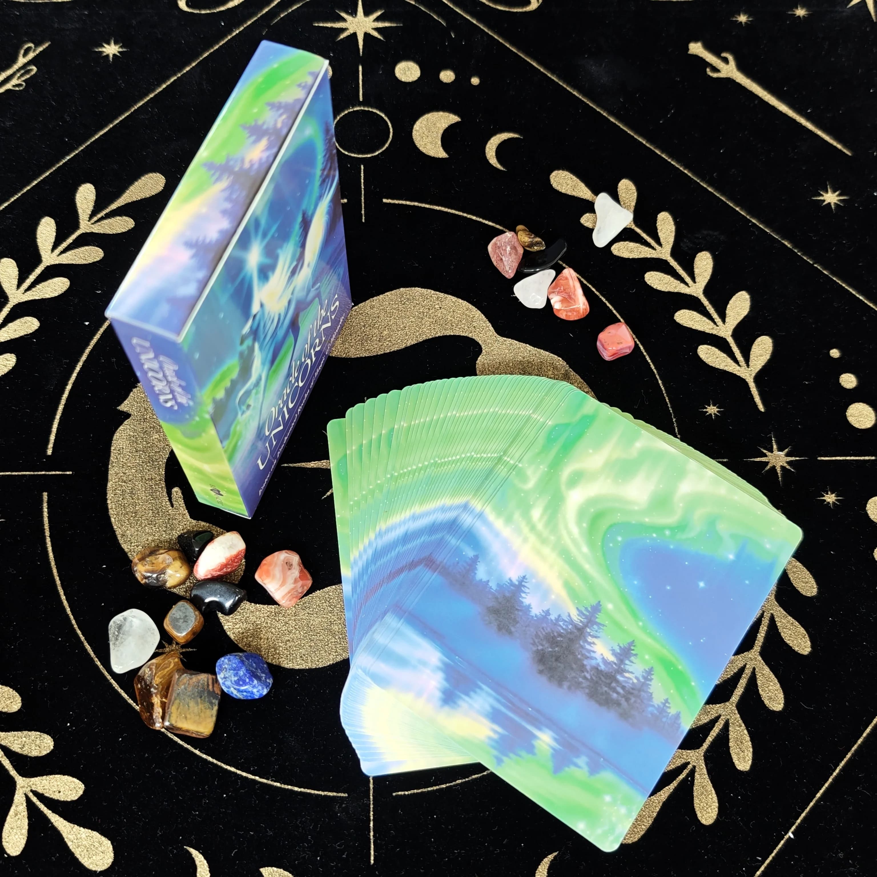 Carte Oracle Of The Unicorns A 44 giochi da tavolo con mazzo di tarocchi in edizione inglese divinazione