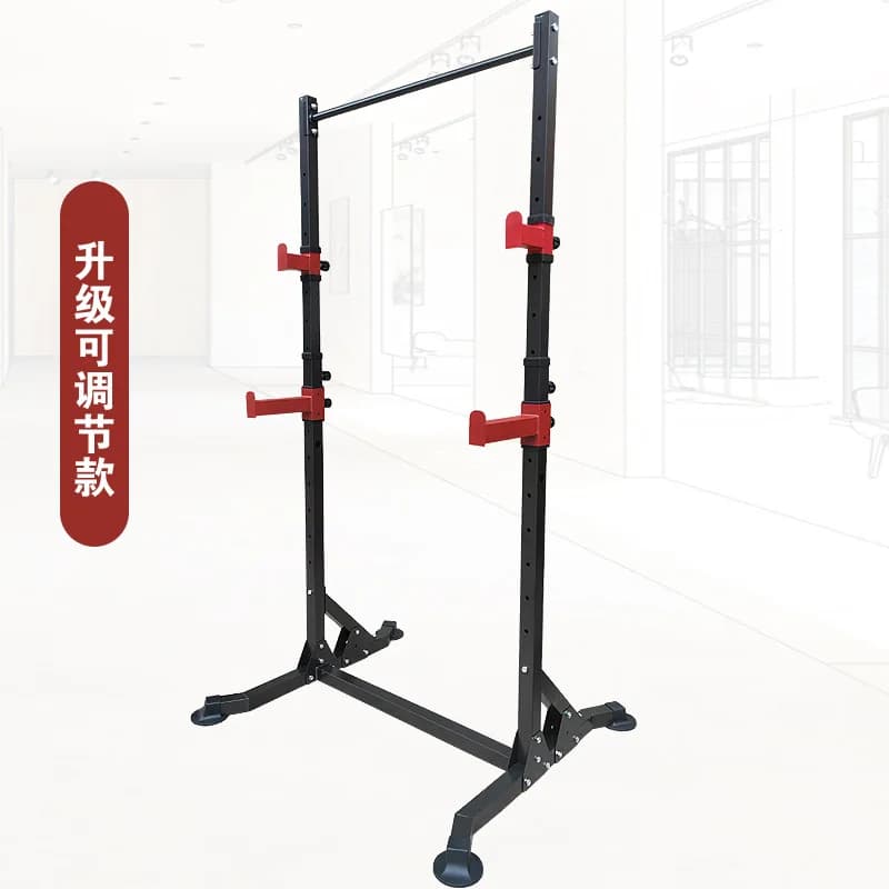 Multi-storey weight lifting station with power tower squat support for home gym with parallel horizontal bars for fitness 2025