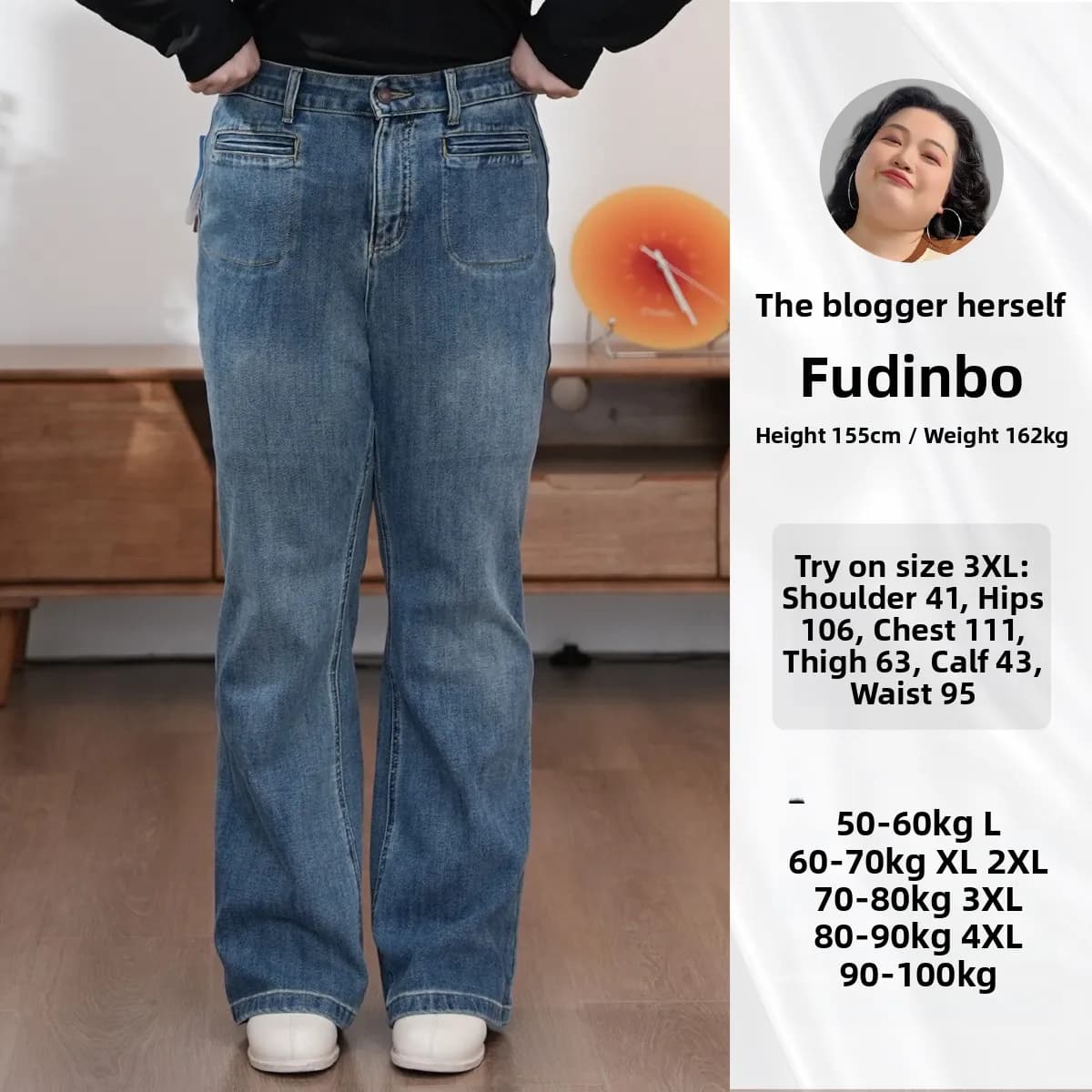 Jeans a Vita Alta Modellanti per Donna, Pantaloni in Denim Elasticizzato a Quattro Vie, Jeans Blu Drappeggiati, Pantaloni Casual a Gamba Dritta