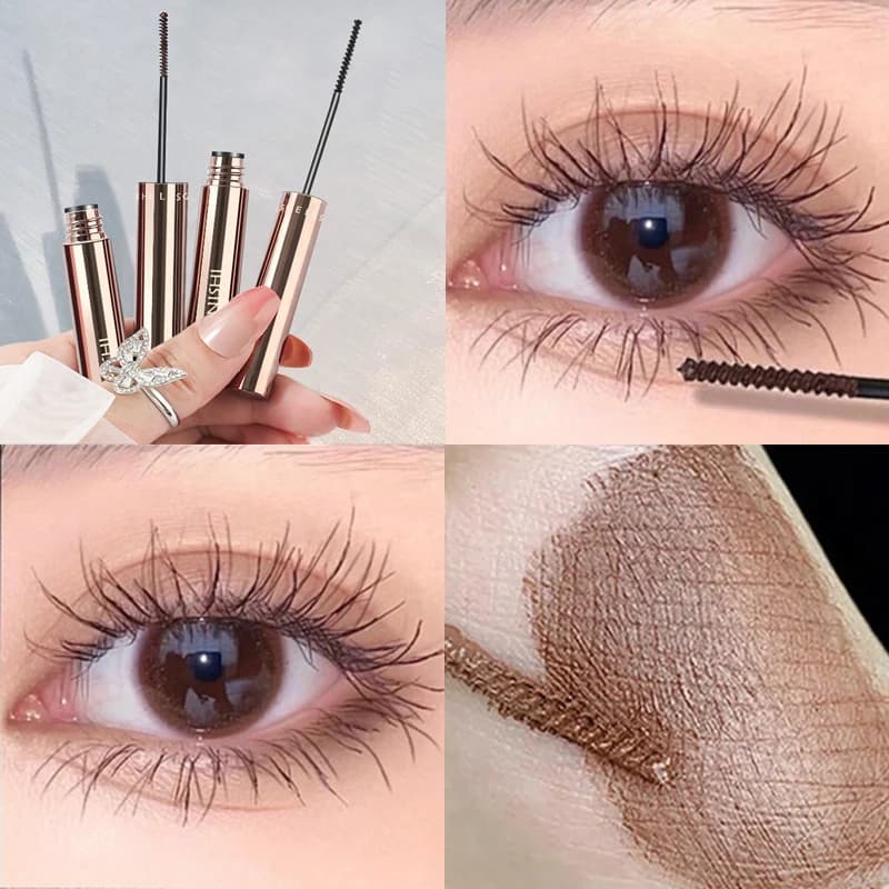 Mascara marrone nero allunga le ciglia Extra Volume ciglia naturali impermeabili Mascara ad asciugatura rapida trucco professionale femminile