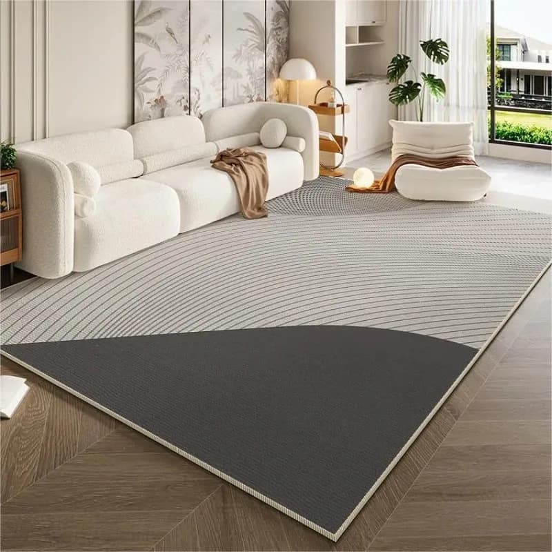 VIKAMA Wabi-Sabi Style Living Room Rug Area Carpet for Indoor Use Non-Slip Washable for Living Room and Bedroom Home Decor