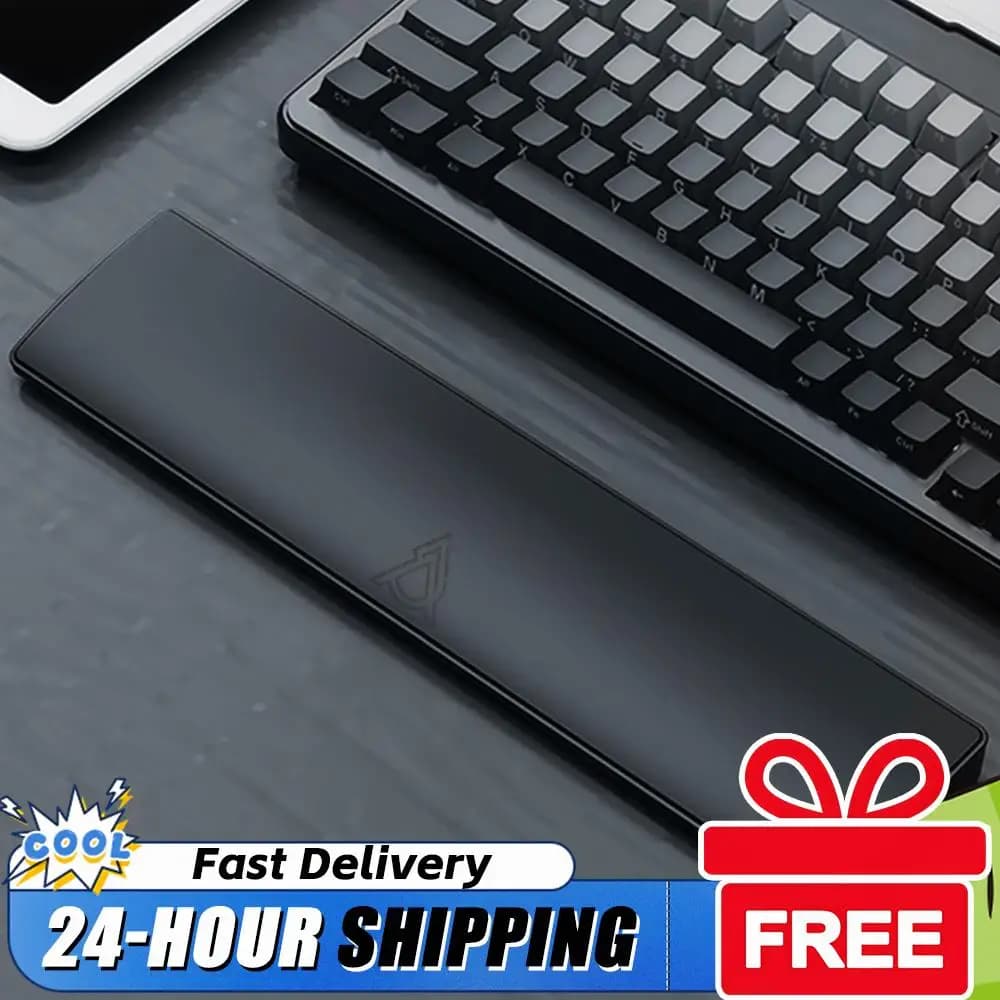 Supporto per Polso per Tastiera Meccanica a 81 Tasti, Cuscinetto Morbido in Pelle PU e Memory Foam per Ufficio, Computer, Gaming, Laptop