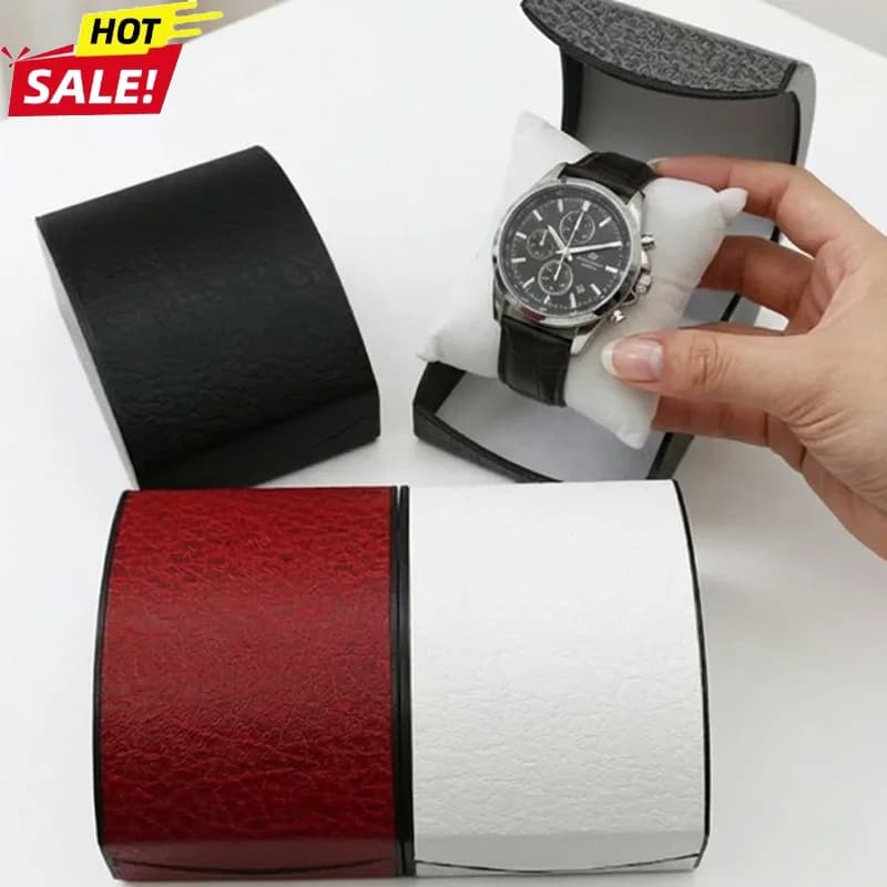 Travel Watch Box, Single Organizer for Women's Wrist Watch, Jewelry Box, Men's Watch Organizer, Watch Display