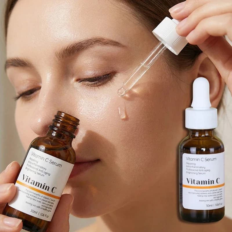Vitamin C PDRN Essence 30ml Multi Peptide Collagen Replenishes Moisturizes Skin Repairs Damaged Skin Enhances Skin Elasticity