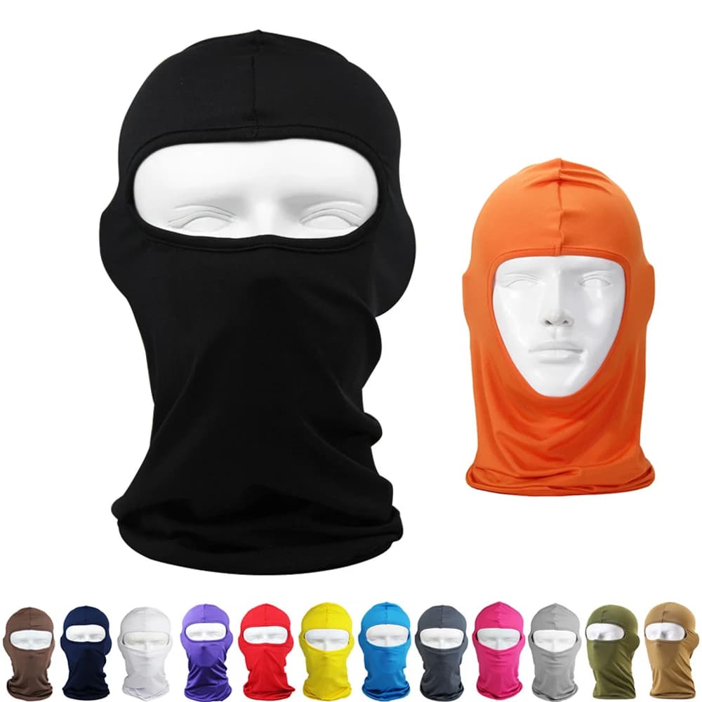 Passamontagna tattico unisex uomo donna maschera elasticizzata copertura collo sci bici calcio ciclismo berretto CS cappello fodera per casco sportivo